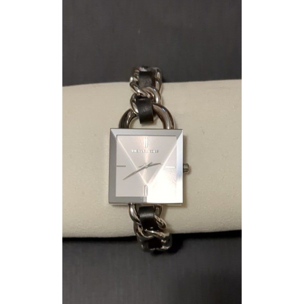 MICHAEL KORS MK Chain Lock Quartz Watch with Stainless Steel Strap MK4444 - Picture 2 of 4